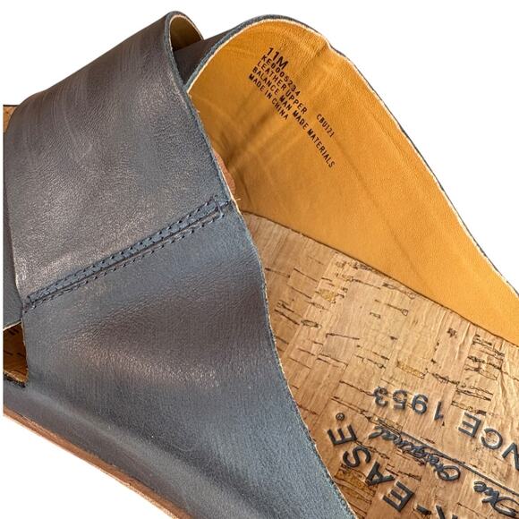 Kork-Ease Steel Blue Tutsi Cross-Band Slides Minimalist Classic Comfort size 11 - Picture 9 of 15